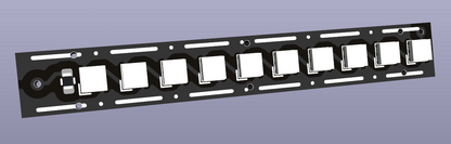 Switches y LEDs en PCB