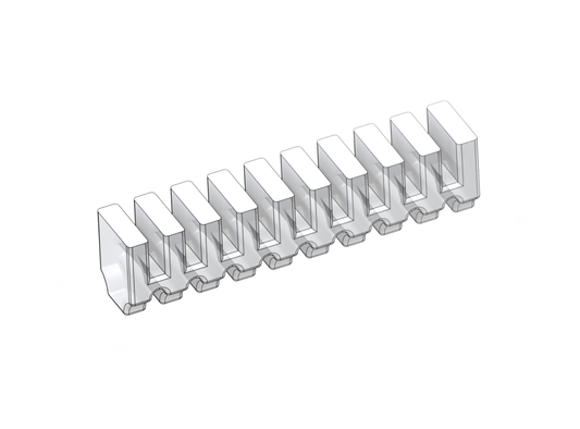 Led bargraph light guides