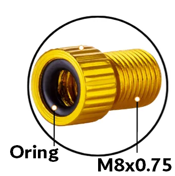 Valve adapter with rivet [Clan Series]